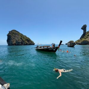 Krabi 4 Islands One Day Trip (Private Boat) Koh Poda • Chicken Island • Koh Tub • Koh Mor (Talay Waek)